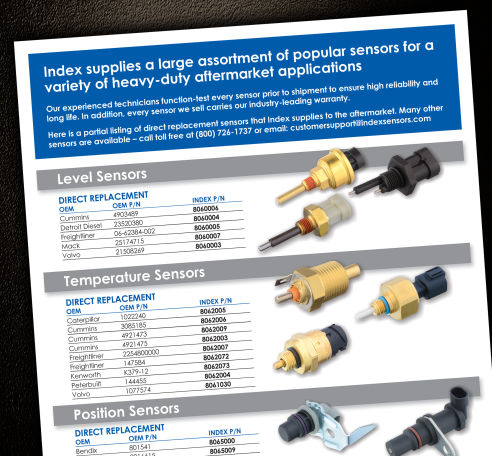 Index Aftermarket Sensors